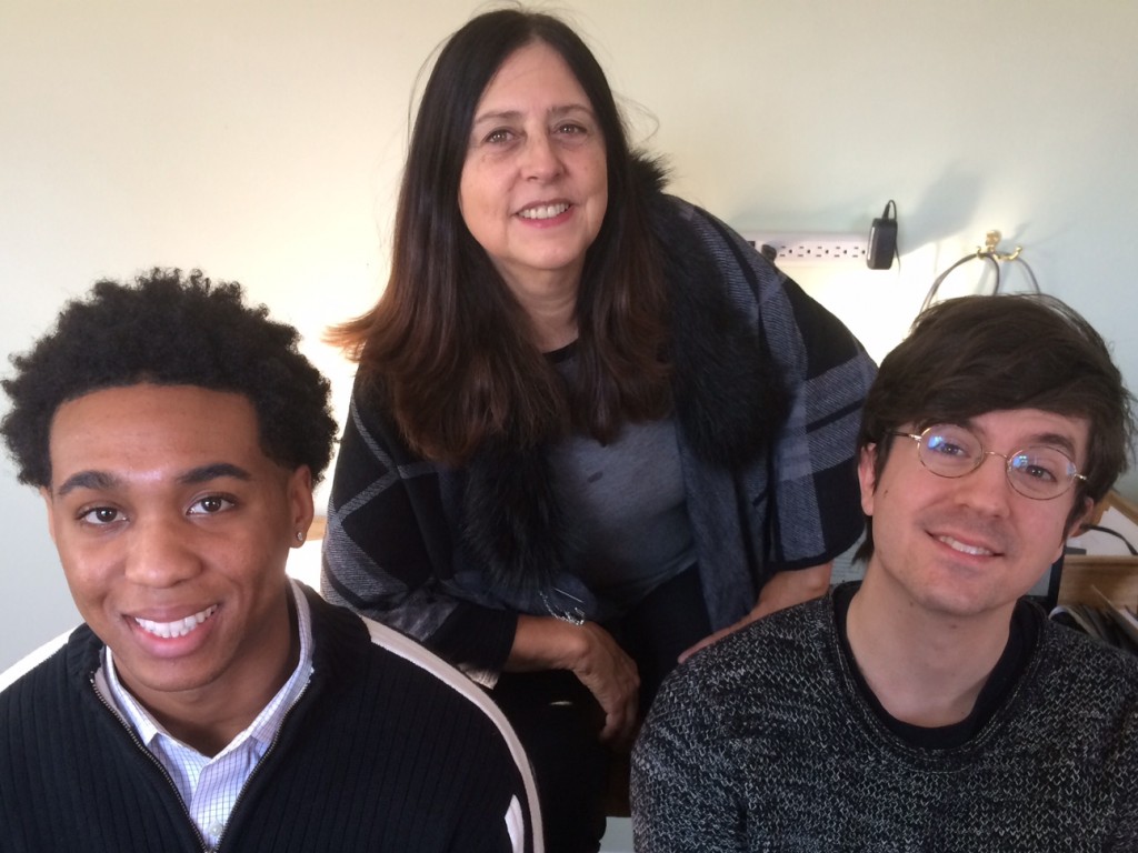 Warm greetings from the Pacifica Network staff! (from left: Elijah McCray, Ursula Ruedenberg, and Matt Swanson-Hurley)