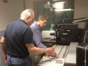 Pacifica technical experts Otis MacClay  & Jon Almeleh in the new WPFW studio